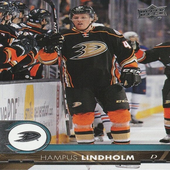Hampus Lindholm Anaheim Ducks NHL Hockey Card Collection - 3 Card Set - Picture 3 of 4
